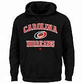 Men's Carolina Hurricanes Majestic Heart x26 Soul Hoodie - Black,baseball caps,new era cap wholesale,wholesale hats